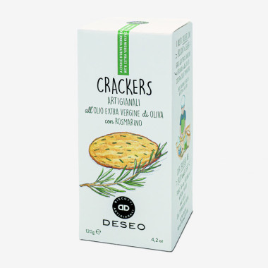 DESEO Crackers Azeite Virg. Extra c/ Alecrim 120g