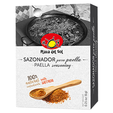 Plaza del Sol Tempero para Paella com Açafrão 6g