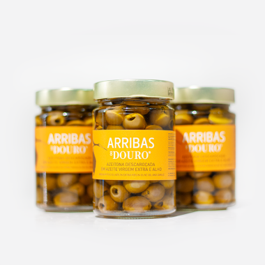 Azeitonas em Azeite E.V. do Douro com Alho 300G