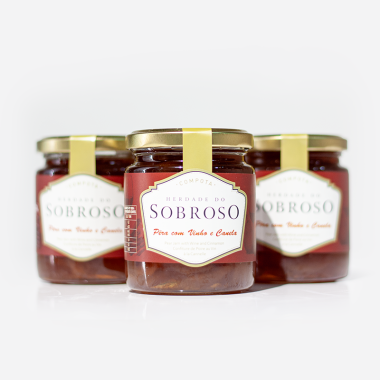 Herdade do Sobroso Compota Pêra c/ vinho 280gr