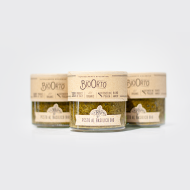 BioOrto Pesto de Manjericão Biologico 180gr